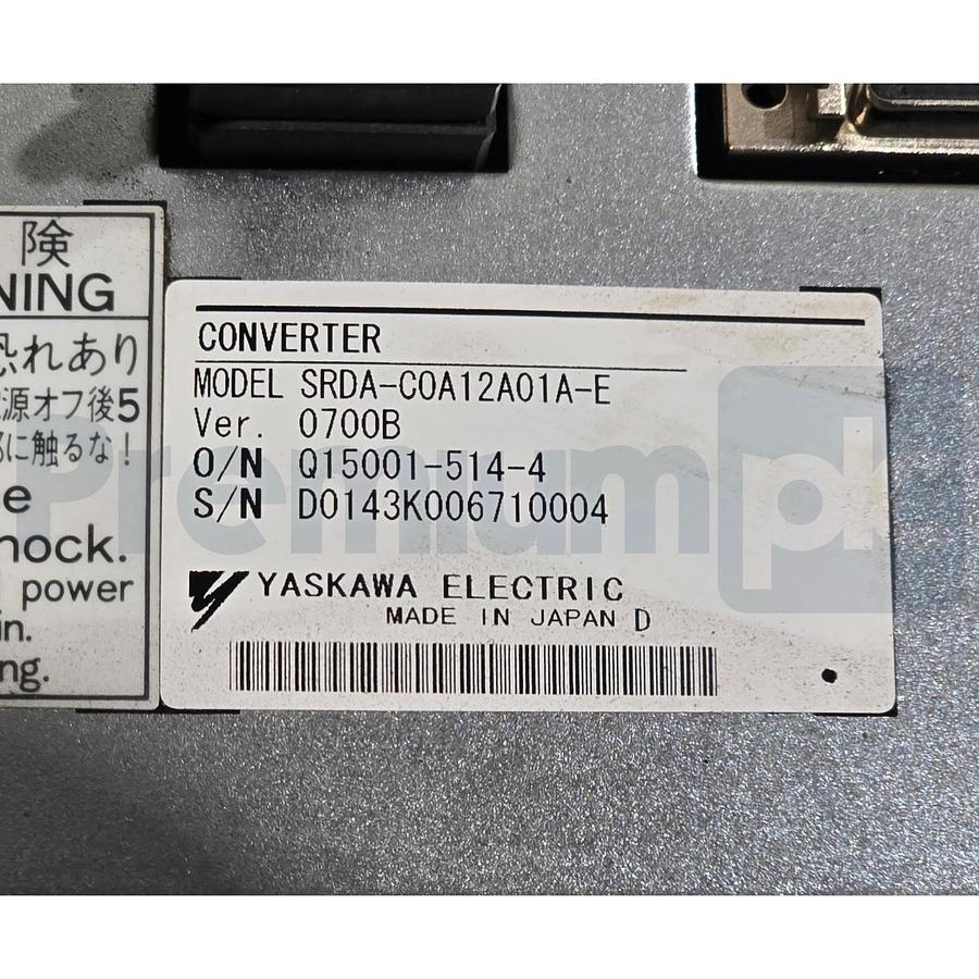 Used Yaskawa Motoman SRDA-MH5 SERVOPACK for MH5 Robot JZRCR-YSV01-41 SRDA-C0A12A01A-E