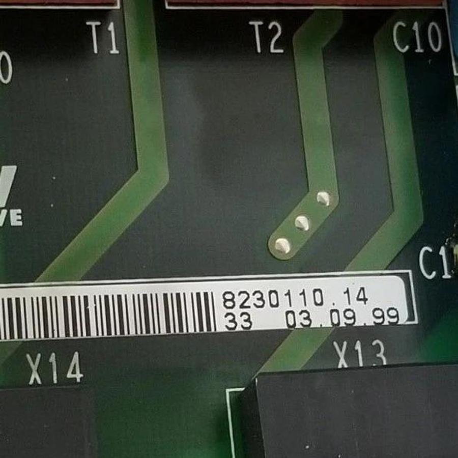 Used SEW EURODRIVE 8230110.14 CONTROL BOARD W/ 8227446.12 ACTIVATION BOARD