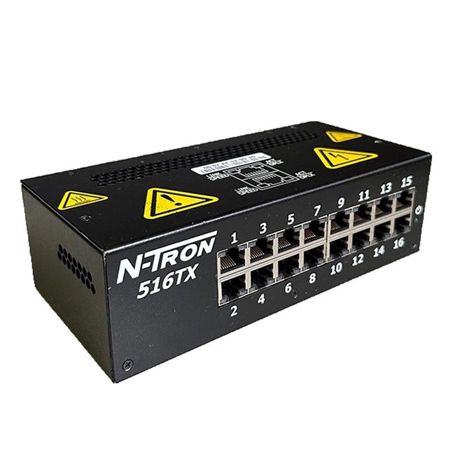 Used N-TRON 516TX-A / 516TXA INDUSTRIAL ETHERNET SWITCH 16-PORT 10/30VDC 1.0A 516TX