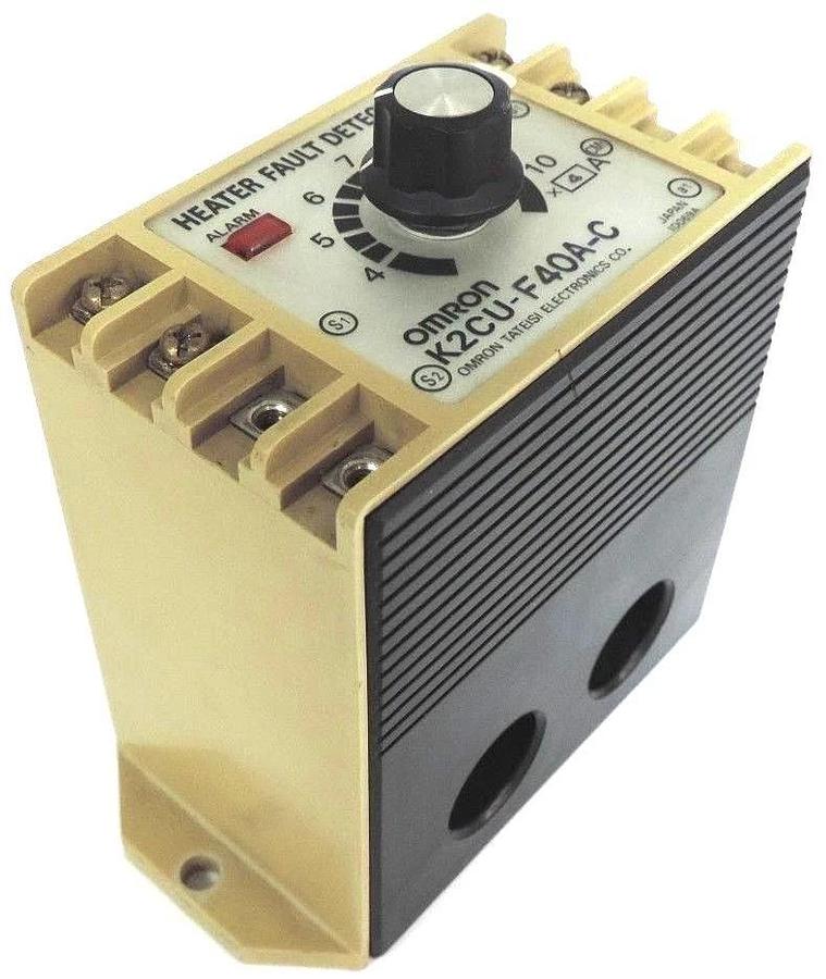 Used OMRON K2CU-F40A-C HEATER FAULT DETECTOR 100VAC, K2CU-F, K2CUF40AC