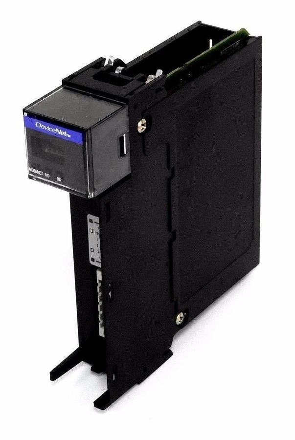 Used ALLEN BRADLEY 1756-DNB SER. B DEVICENET COMMUNICATION MODULE 1756DNB