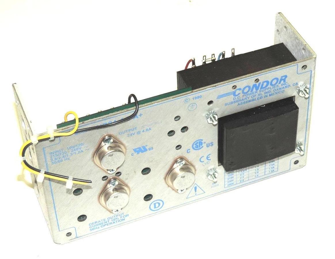 Used CONDOR HD24-4.8-A+ DC POWER SUPPLY HD24-4.8-A HD244.8A+