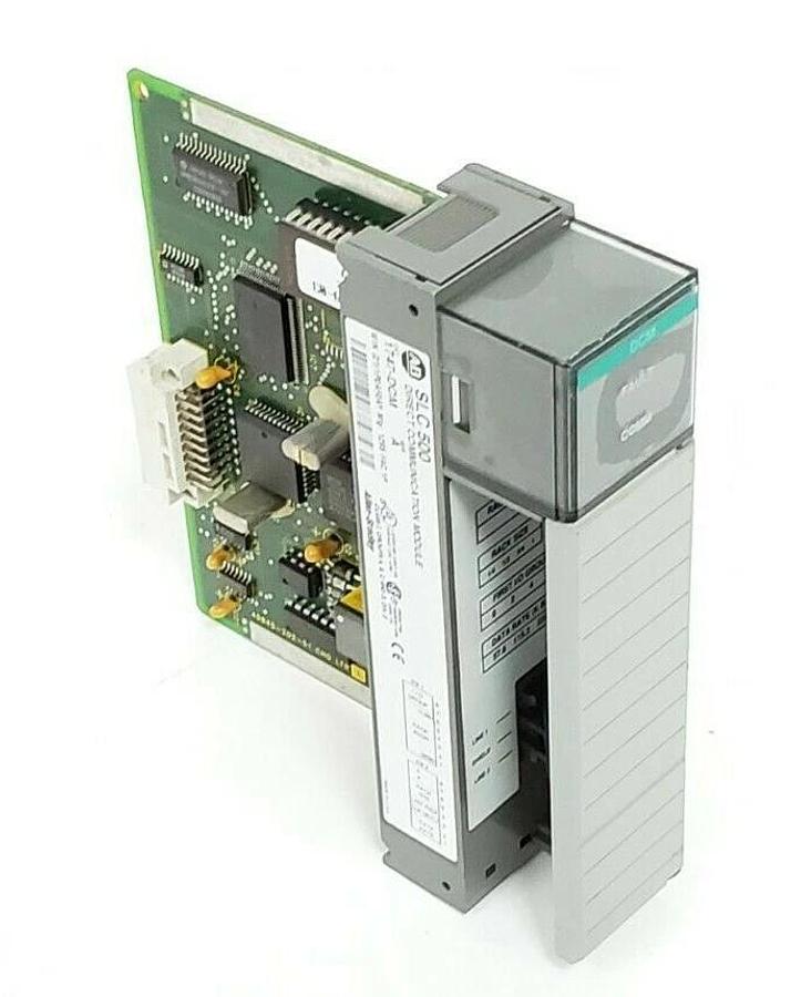 Used ALLEN BRADLEY 1747-DCM COMMUNICATION MODULE SER. A MFG: 1295