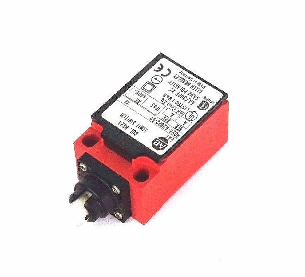 Used NEW ALLEN BRADLEY 802A-A28P2-S9 LIMIT SWITCH SER A, REV A, 802AA28P2S9