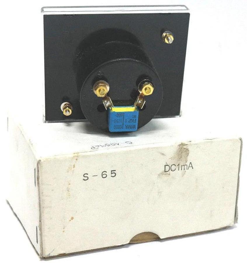 Used NIB ELDEC S-65 METER 0-100 %P DC1mA, S65