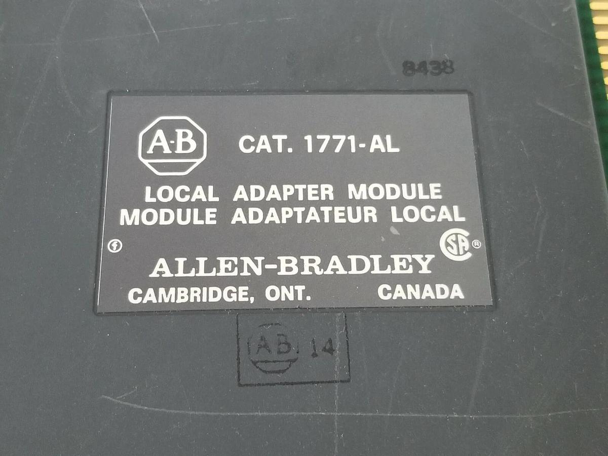 Used ALLEN BRADLEY 1771-AL PLC-2 I/O ADAPTER MODULE 1771AL