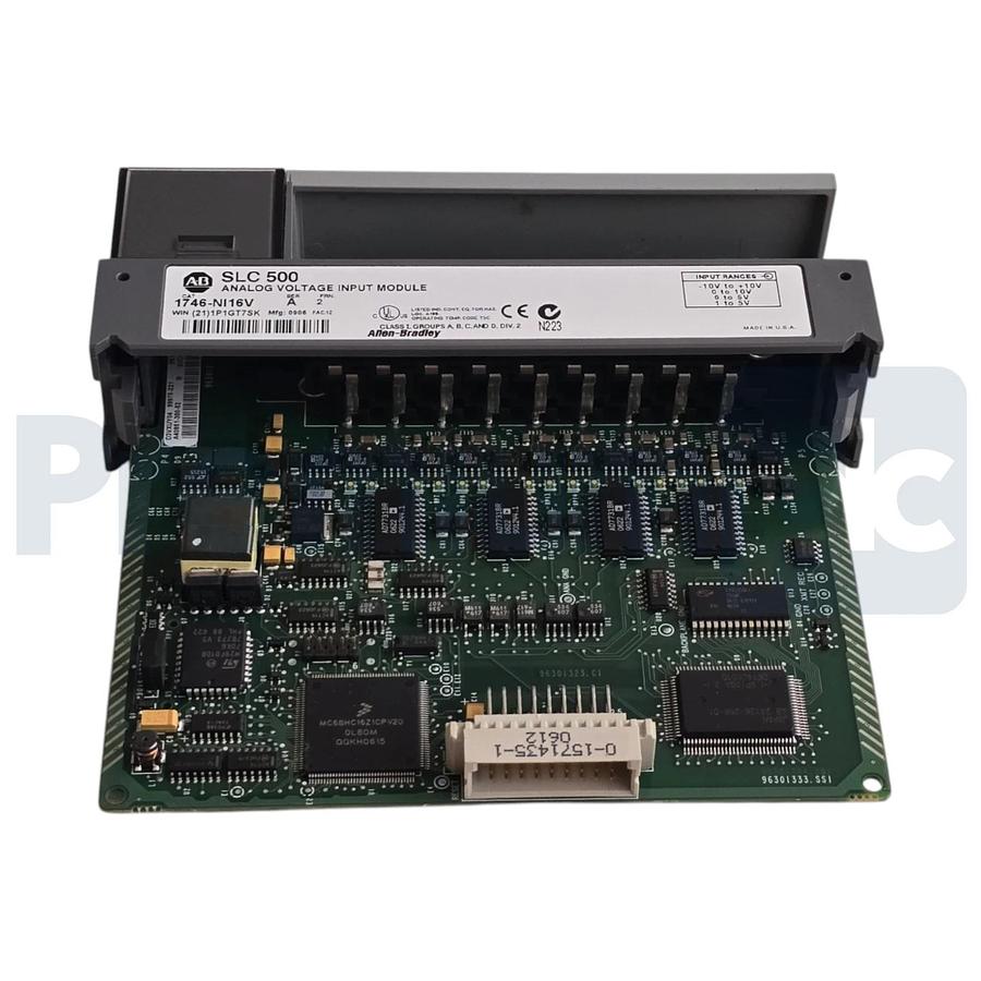 Allen Bradley 1746-NI16V /A SLC 500 Analog Voltage Input Module 16-Ch FRN 2 NUPI