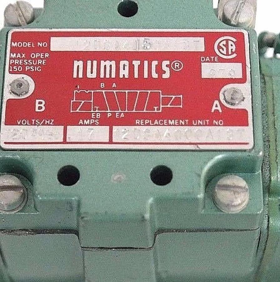 NEW NUMATICS 12DSA4150A13T VALVE 120V 50/60HZ .17AMPS REPLACEMENT 12DSA4000A13T