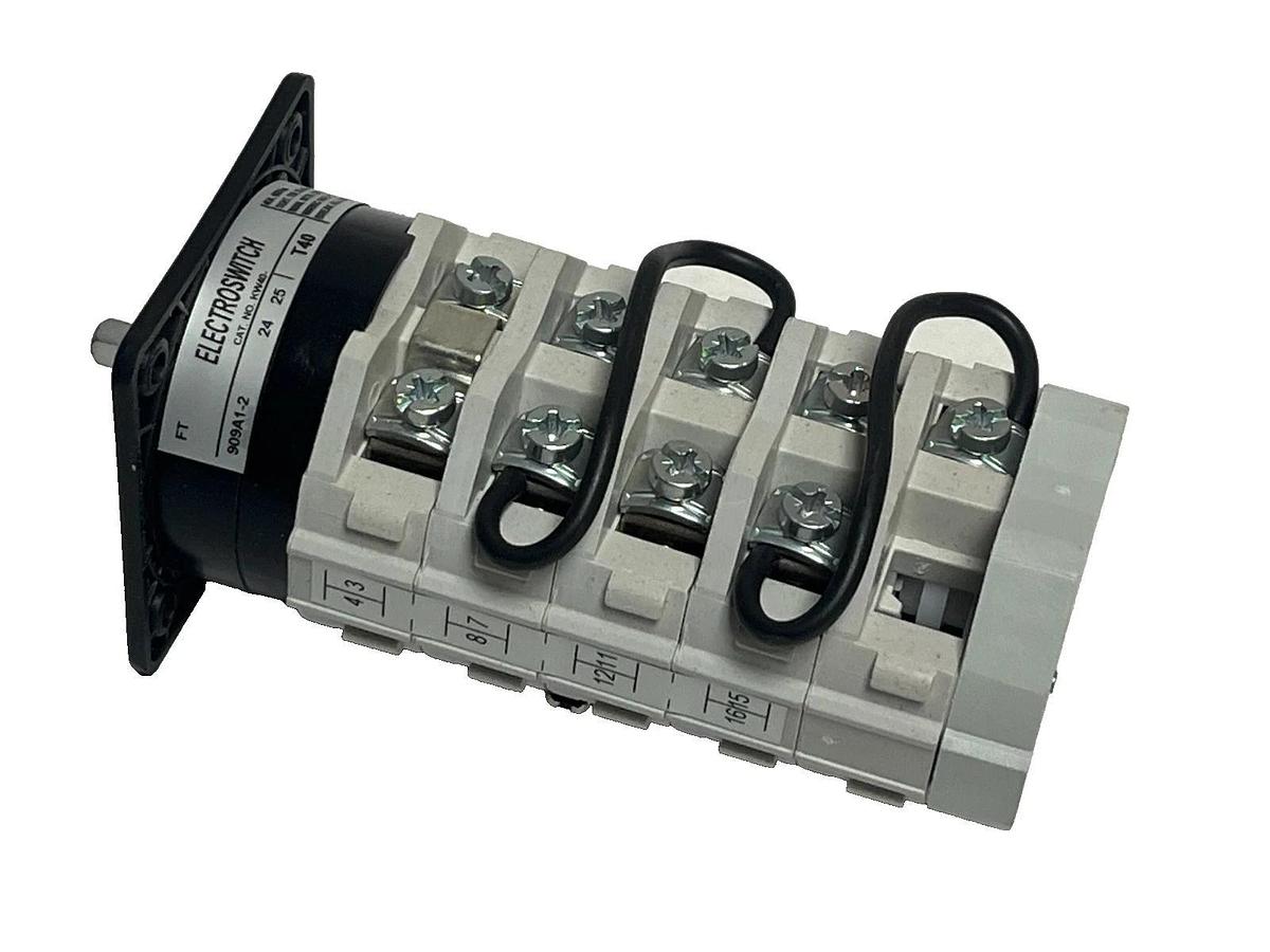 Electroswitch KW40-909A1-2 | KW40 Cam-Action Rotary Switch | 40A 600VAC | NSMP