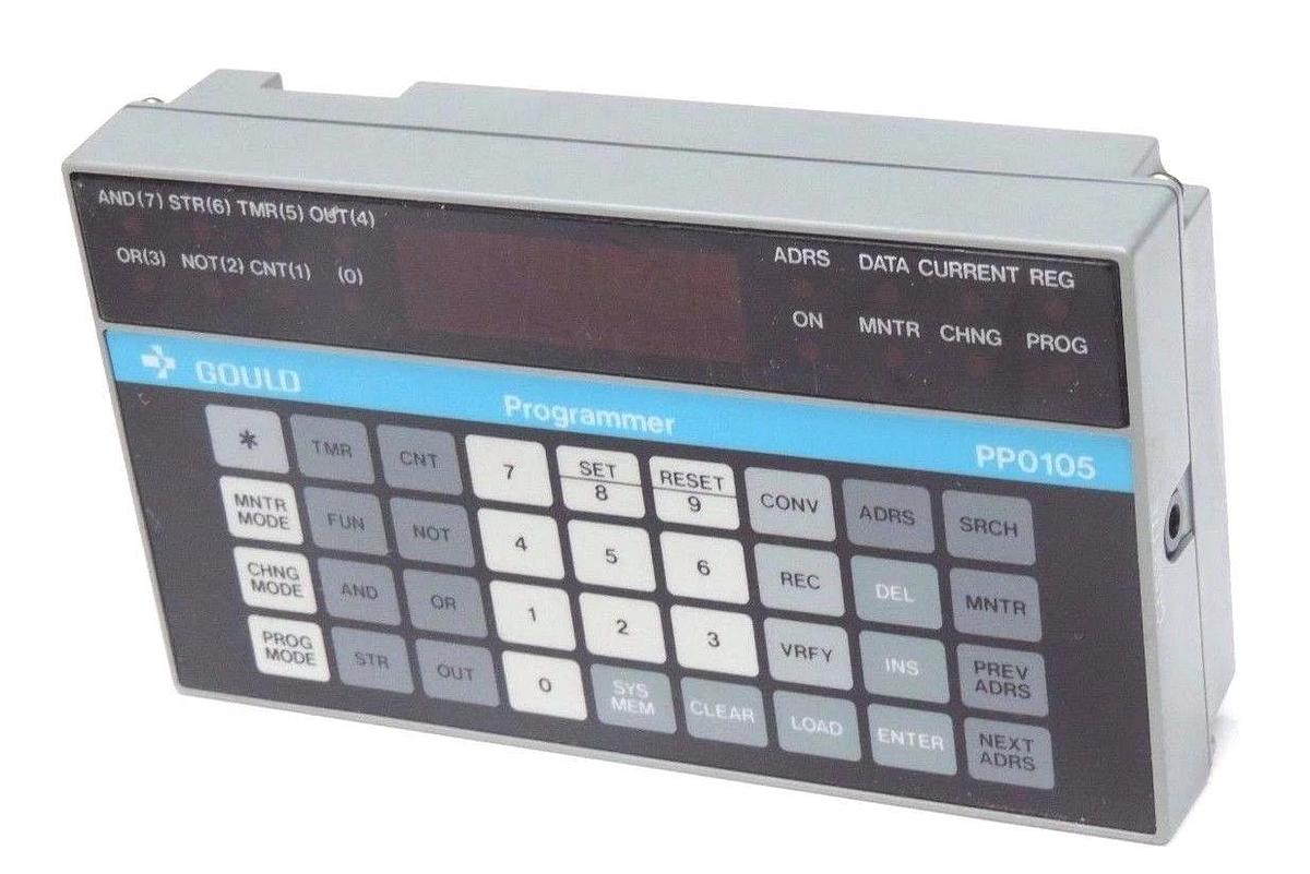 Used GOULD PP-0105-100 PROGRAMMER PP0105100, REV. A, PP0105