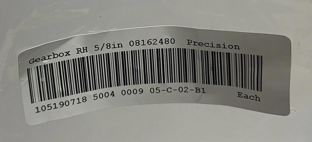 TRIANGLE 05-C-02-B1 /  08162480 / 105190718 OEM RH PRECISION GEARBOX NSNP
