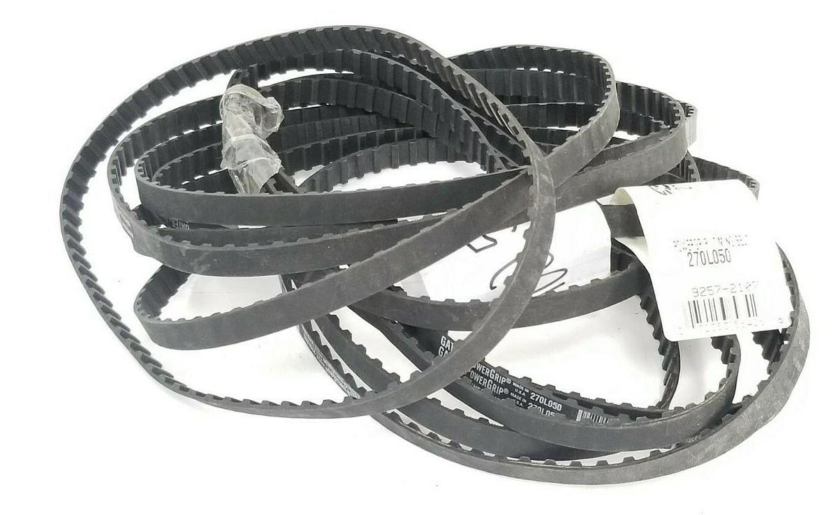 Used LOT OF 11 NEW GATES 270L050 9257-2107 POWERGRIP TIMING BELTS