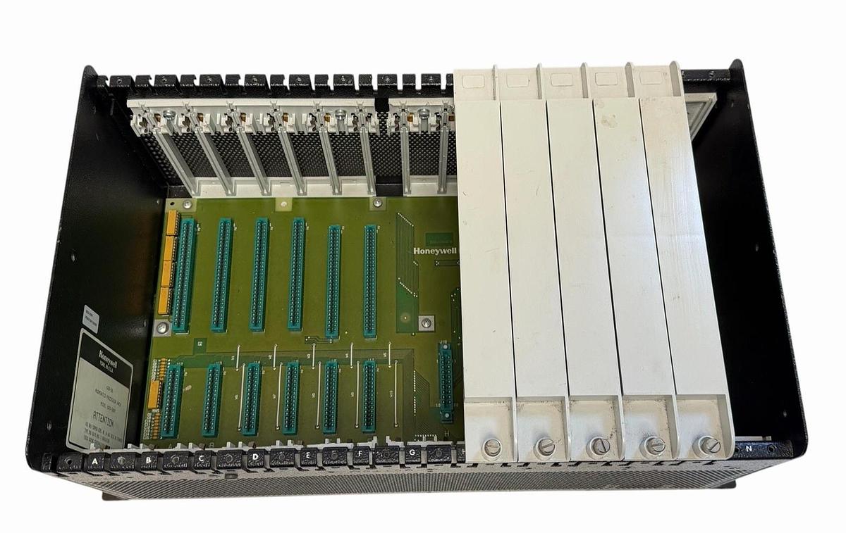 Used HONEYWELL 620-3691 AUGMENTED PROCESSOR RACK 6203691 W/ (5) 621-9900