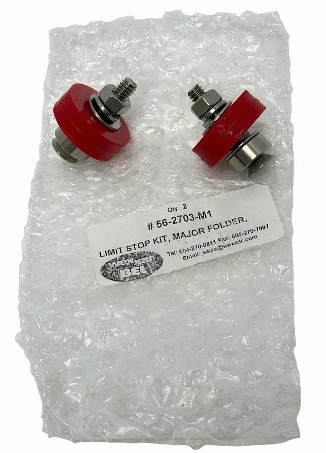 Used NEW Wexxar Bel 56-2703-M1 LIMIT STOP KIT, MAJOR FOLDER