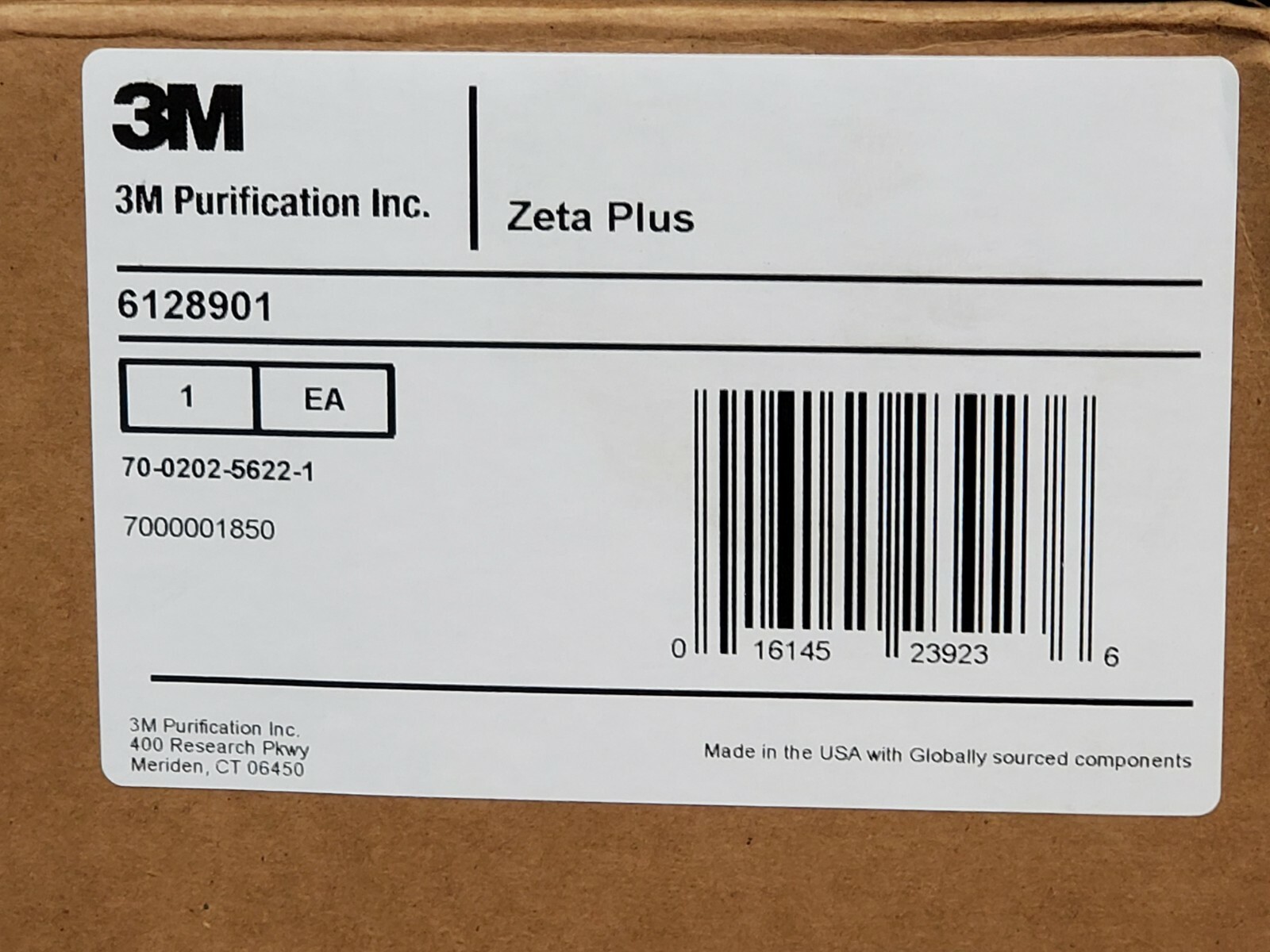 NIB 3M PURIFICATION 6128901 ZETA PLUS CAPSULE SYSTEM MANIFOLD SET 70020256221