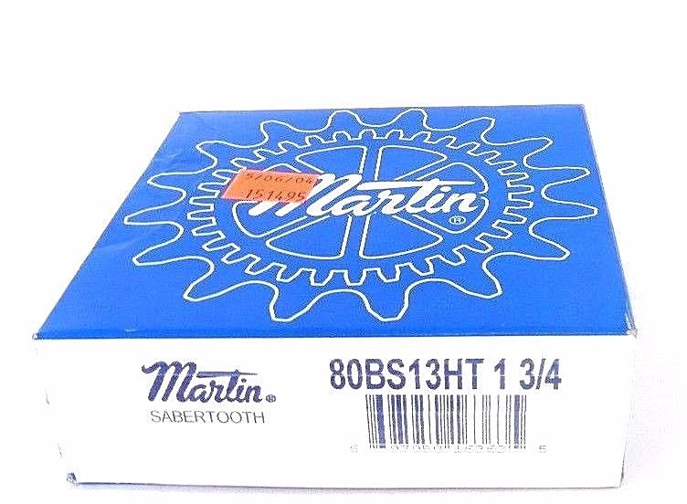 FACTORY SEALED MARTIN 80BS13HT 1 3/4 SABERTOOTH SPROCKET 80BS13HT134