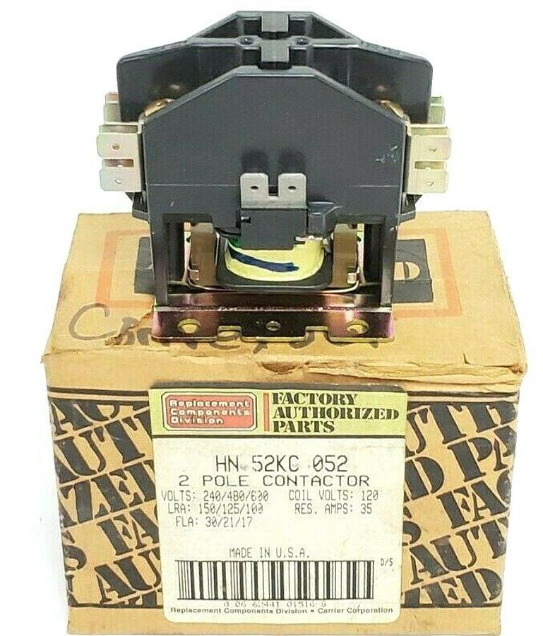 Used NEW FURNAS 45EG20AF601R 2-POLE CONTACTOR REPLACEMENT COMPONENTS DIVISION HN
