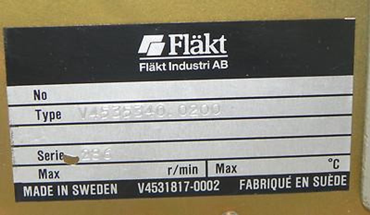 Used FLAKT V4535340.0200 CONTROL INTERFACE V45353400200 SERIES 286