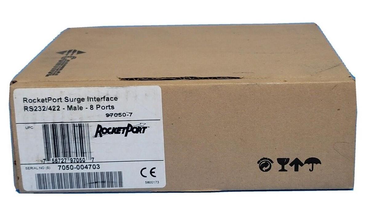 NIB COMTROL 97050-7 ROCKETPORT SURGE INTERFACE RS232/422 - MALE - 8 PORTS