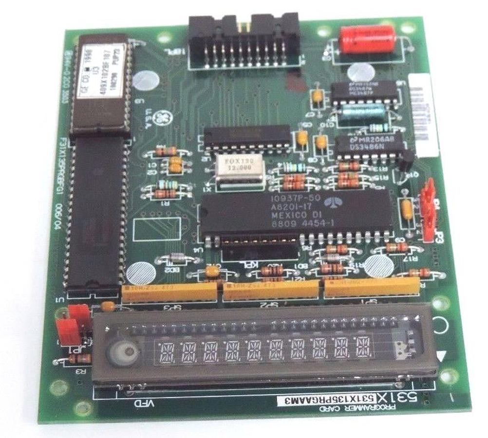 Used REPAIRED GE FANUC 531X135PRGAAM3 PROGRAMMER CARD F31X135PRG