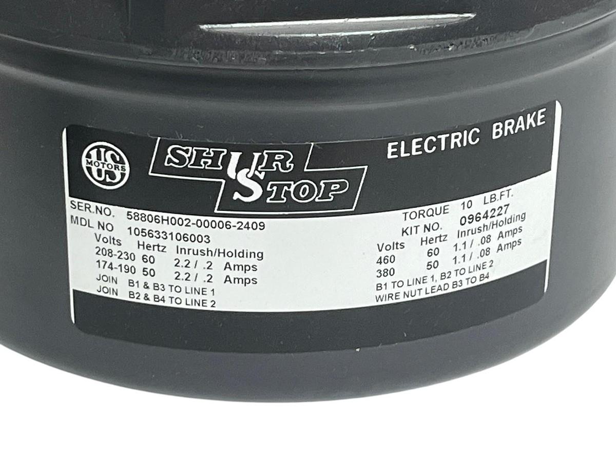 Used Emerson Stearns Shur Stop Electric Brake Kit 0964227 105633106003 10 lb-ft - New