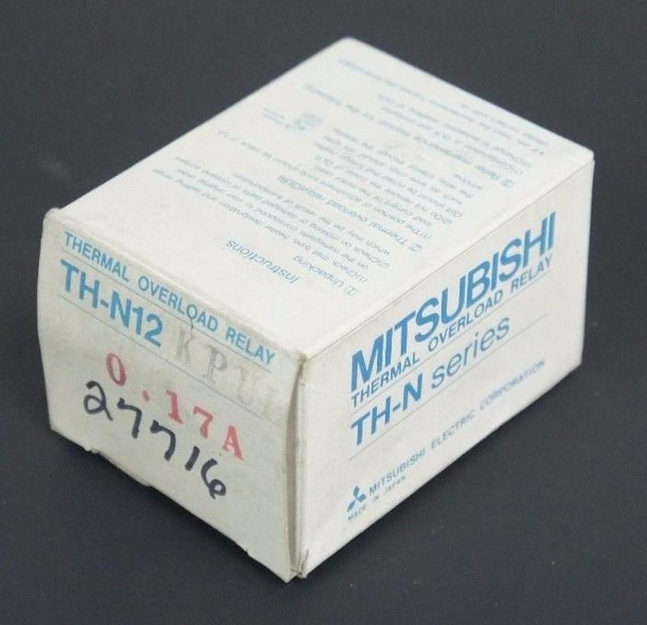 Used NIB MITSUBISHI TH-N12KPUL THERMAL OVERLOAD RELAY 0.17AMP THN12KPUL