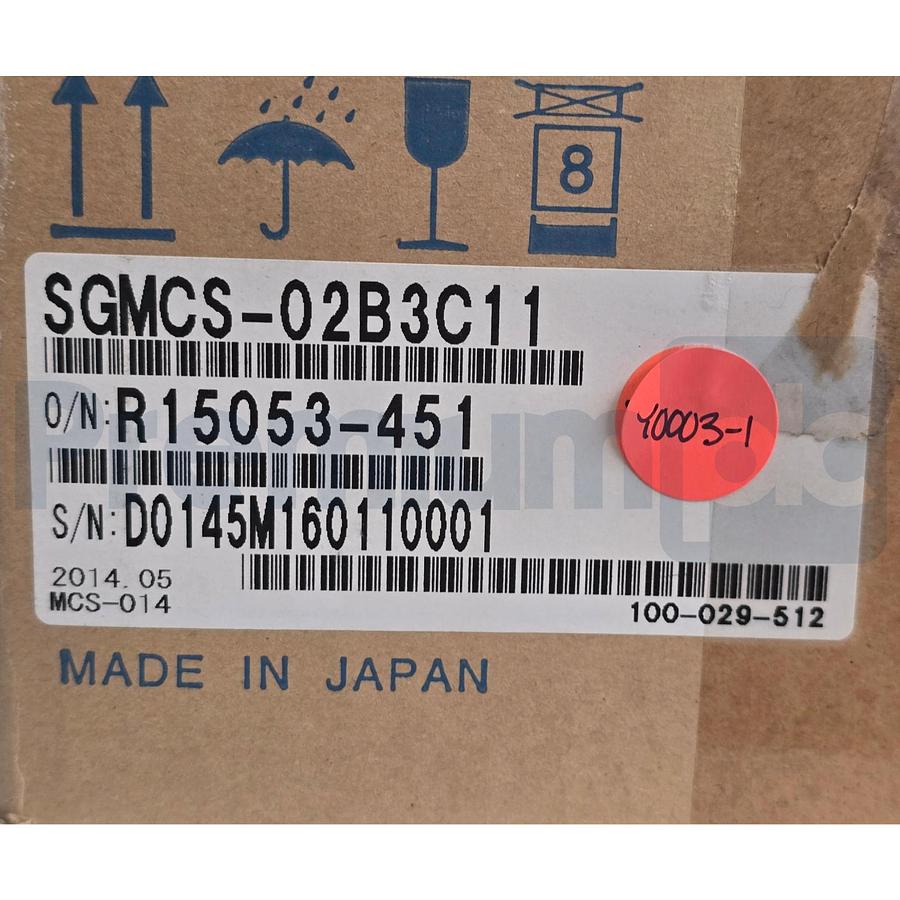Used YASKAWA ELECTRIC SGMCS-02B3C11 / SGMCS02B3C11 DIRECT DRIVE SERVO MOTOR 42W NSMP