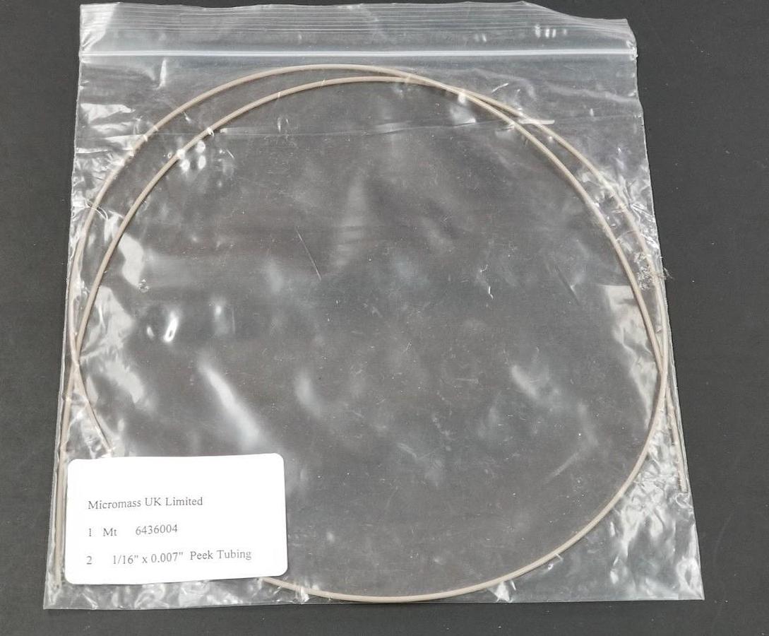 Used NEW MICROMASS UK LIMITED 6436004 PEEK TUBING 1 MT, 1/16 X 0.007''
