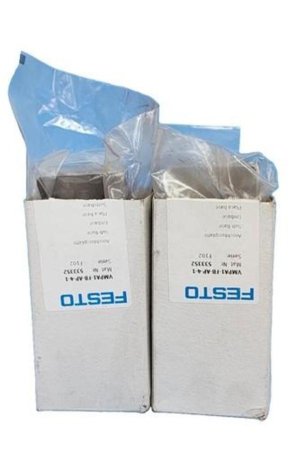 LOT OF 2 NEW FESTO VMPA1-FB-AP-4-1 MANIFOLD BLOCKS MAT.-NR. 533352