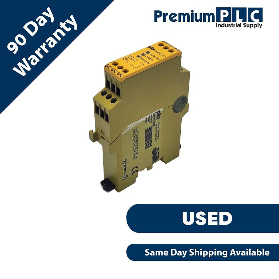 Used USED PILZ PNOZ-XE1 24VDC SAFETY RELAY IDENT. NO. 774620, PNOZXE1