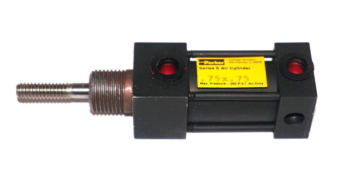 Used NIB PARKER .75X.75 SERIES S AIR CYLINDER 75X75