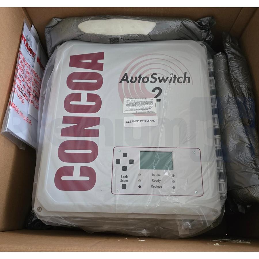 Used CONCOA 583 Series AutoSwitch 2 Gas Delivery System Kit w/ Altos 2 Alarm & Accs.