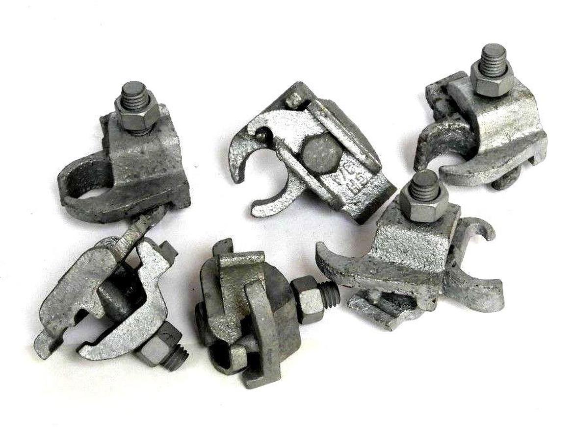 LOT OF 6 OZ GEDNEY CH 3/4" CLAMPS