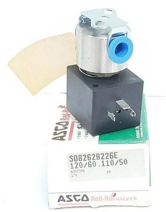 NIB ASCO SD8262B226E SOLENOID VALVE PIPE: 1/4'' WATTS: 16.7