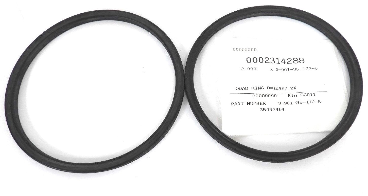 Used LOT OF 2 NEW KRONES 0-901-35-172-5 QUAD RINGS 0901351725
