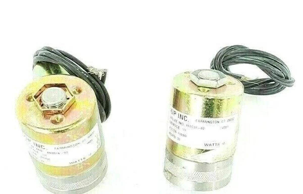 LOT OF 2 NEW KIP INC. 662018-02 SOLENOID VALVES ORIFICE: 1/4'' VOLTS 120/60