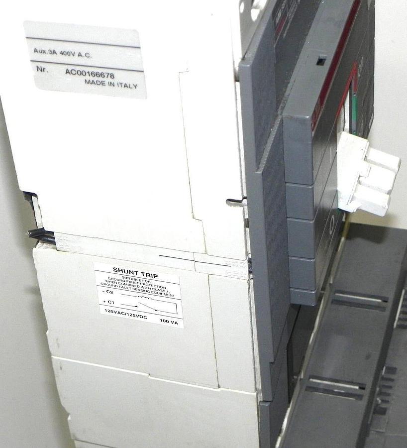 Used ABB AF460W-30 WELDING ISOLATION CONTACTOR AF460 W/ SACE S6 CIRCUIT BREAKER