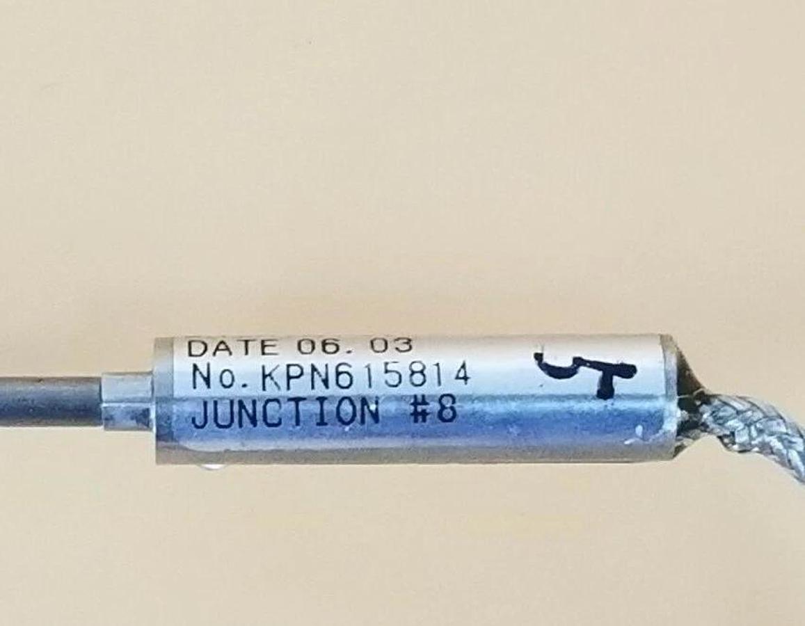 Used OKAZAKI AEROPAK KPN615814 THERMOCOUPLE ELEMENT SUS316, ELEMENT K, CLASS 2