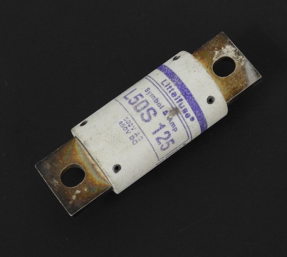 Used LITTLEFUSE L50S-125 500VAC, 450VDC, 125AMP