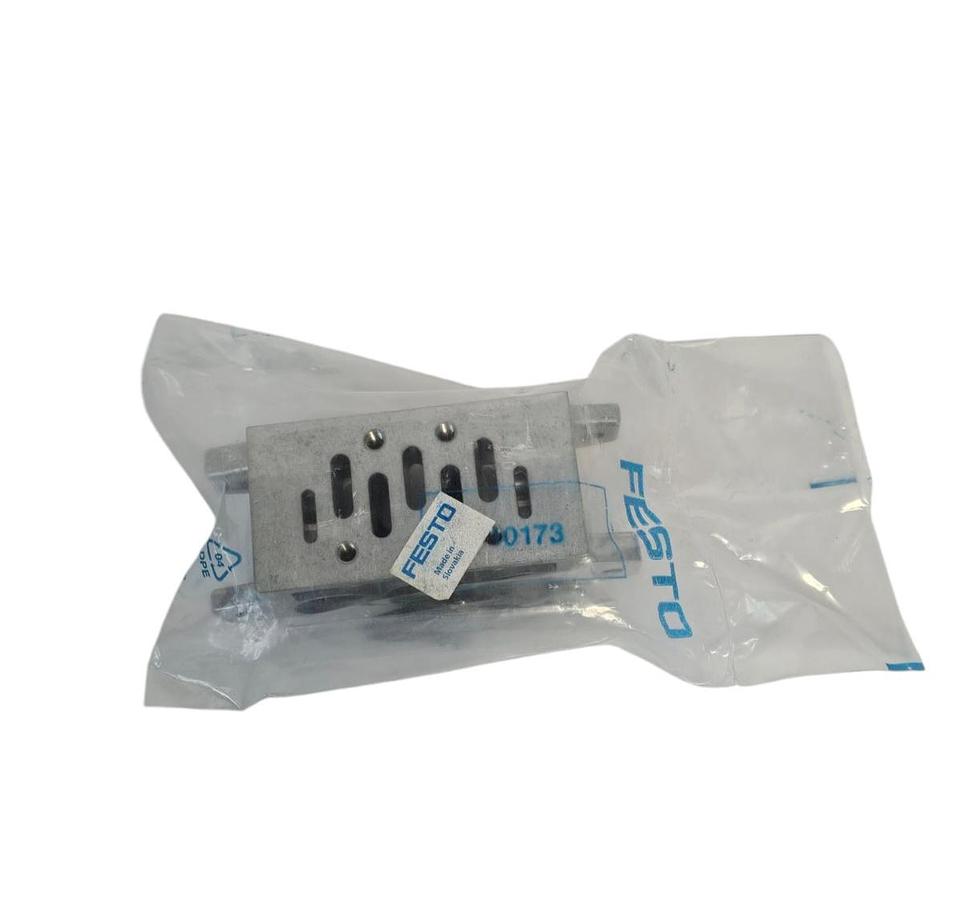 NEW FESTO VDMA-24-345-C-1 PNEUMATIC MANIFOLD 1/4 INCH NPT ALUMINUM