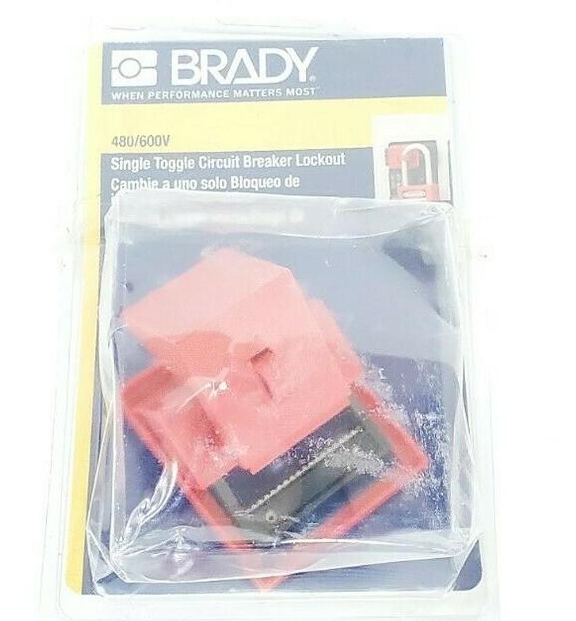 Used NEW BRADY 104106 CIRCUIT BREAKER LOCKOUT CLAMP-ON 480/600V
