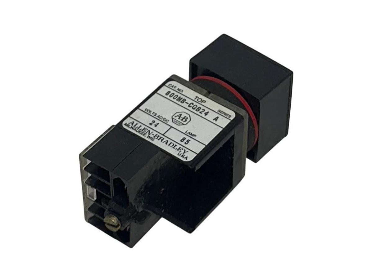 ALLEN BRADLEY 800MB-CQB24RA /A BULLETIN 800MB ILLUMINATED PUSHBUTTON RED NSMP