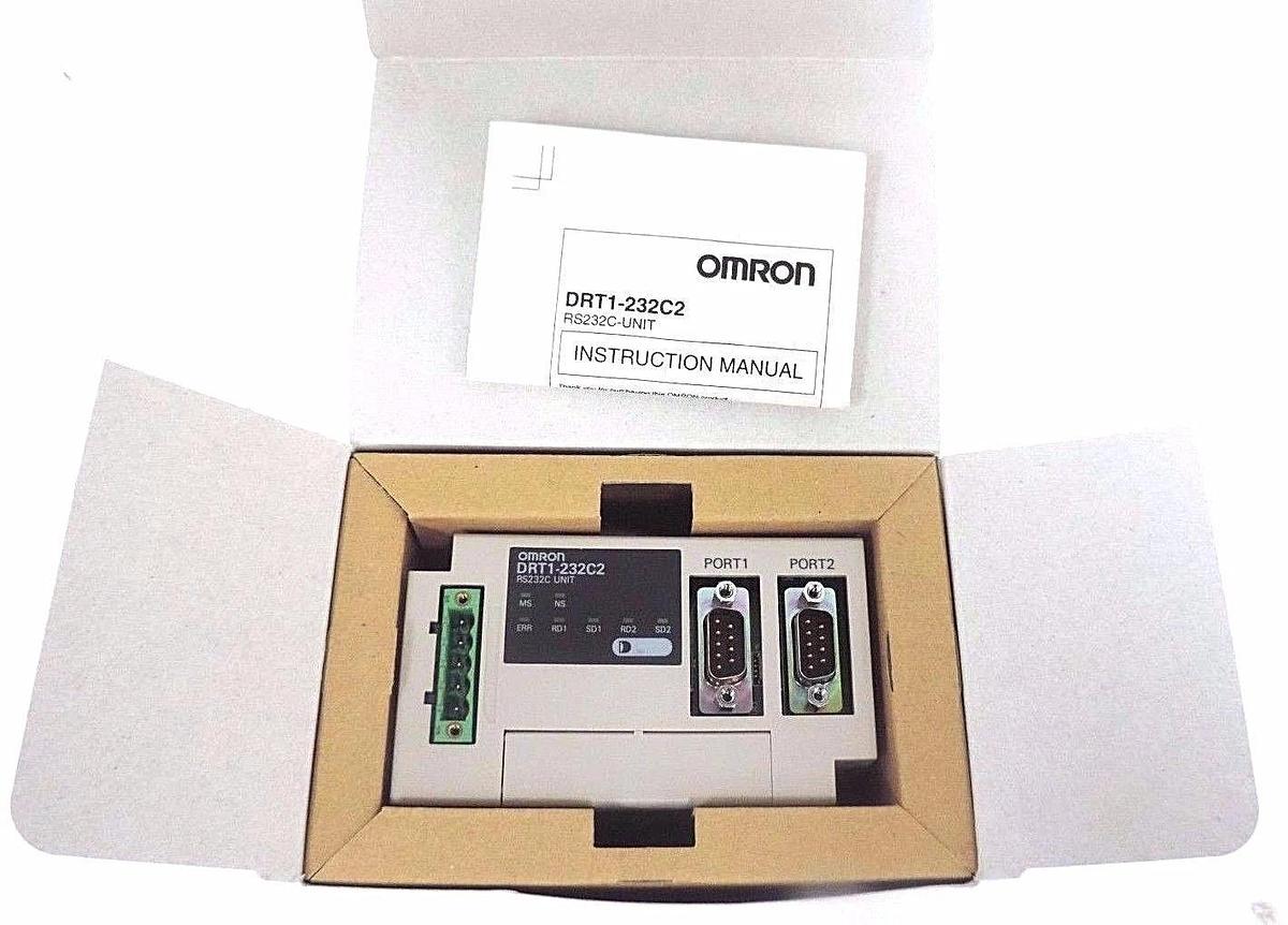 Used NIB OMRON DRT1-232C2 RS23SC UNIT 2 PORTS 24V, DRT1232C2