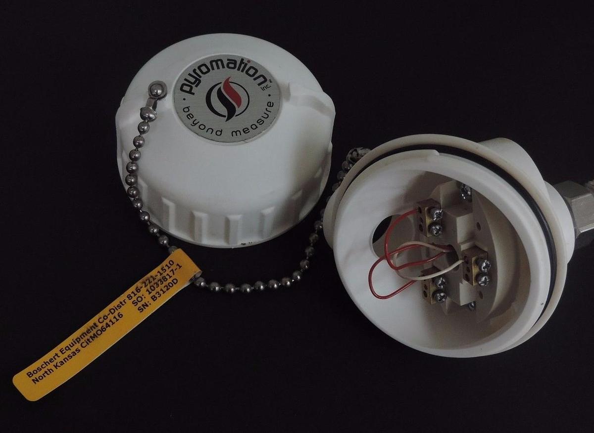 Used NEW PYROMATION R1T185L483-012-00-8H063 THERMOCOUPLE TEMPERATURE CONTROL SENSOR