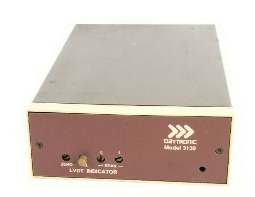 Used DAYTRONIC HAWKER SIDDELEY MODEL: 3130 LVDT INDICATOR H/W: 1.3 105-135VAC 10W