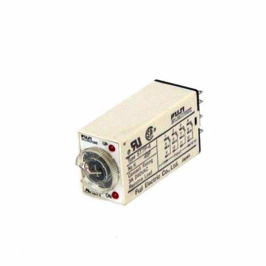 Used FUJI ELECTRIC ST7P-4 TIMER RELAY NO. K, 3A 240VAC, ST7AC120V