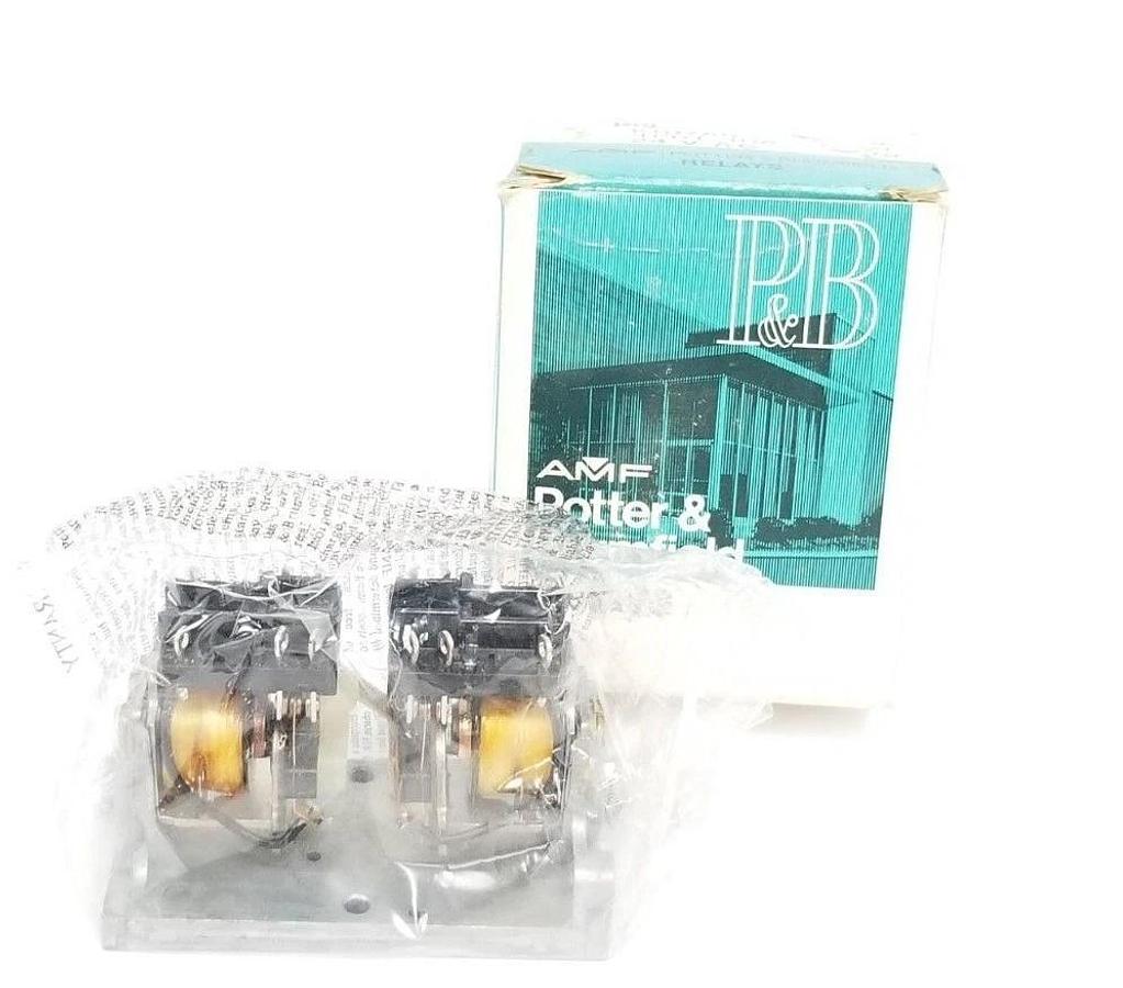 Used NIB POTTER & BRUMFIELD KB17AG RELAY MODULE 4PDT 10A, 24V AC, 198