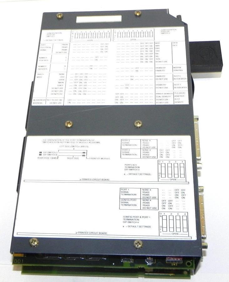 Used ALLEN BRADLEY 2760-RB/A FLEXIBLE INTERFACE MODULE SER. A W/ 2760-SFC2 MODULE