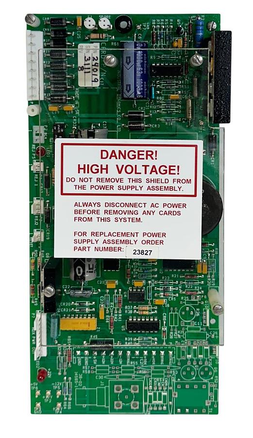 Used INDUSTRIAL DYNAMICS 23827 / 24019 POWER SUPPLY ASSEMBLY CARD REPLACEMENT NSNP