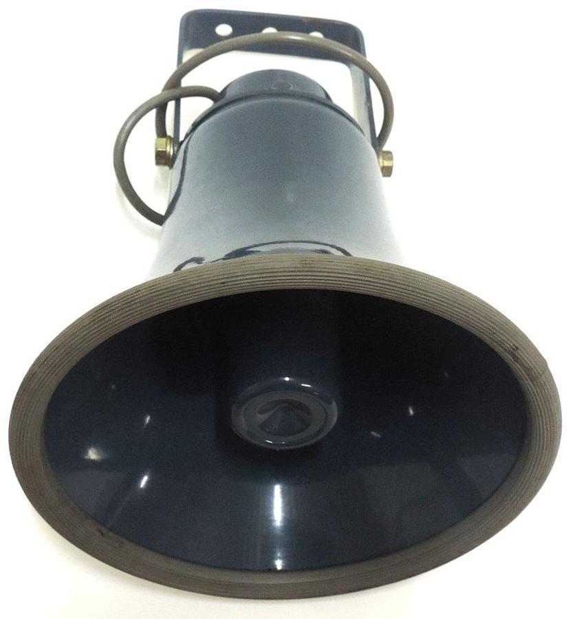 Used MONARCH REFLEX TRUMPET HORN DH-110 FOR LOUD SPEAKER MOUTH DIA. 8-1/2"